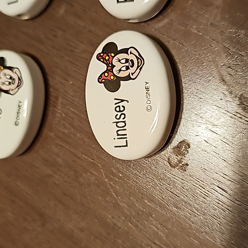 New Vintage Disney Micky & Minnie Name Charms For Braclet Necklace Crafts - Picture 4 of 10